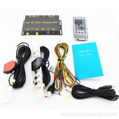 Car 1080P DVB-T Set Top Tuner for Europe, Supports 250km/H, Full HD 1,080P, USB Record, PVR